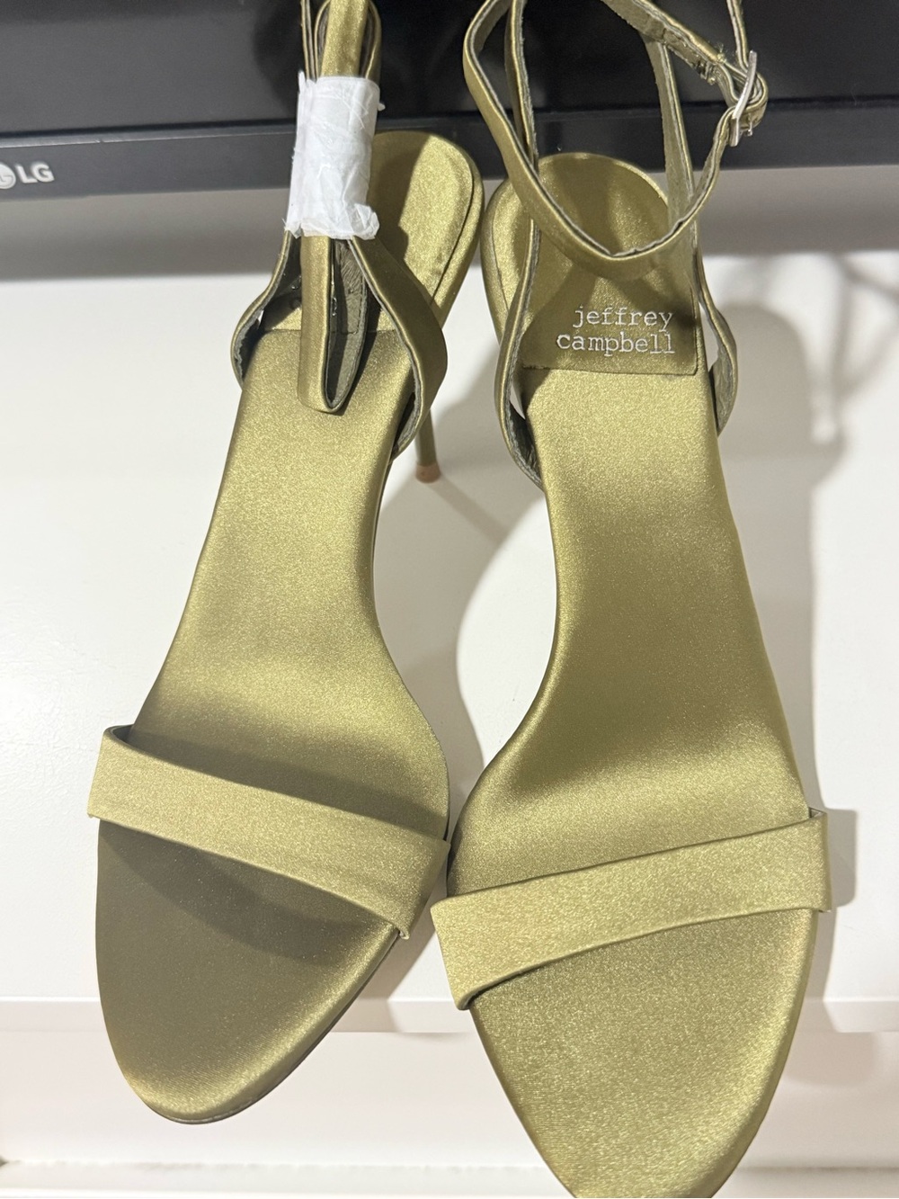 Jeffrey Campbell Olive-Stiletto satin - Elegant Evening Heels - Picture 3 of 7